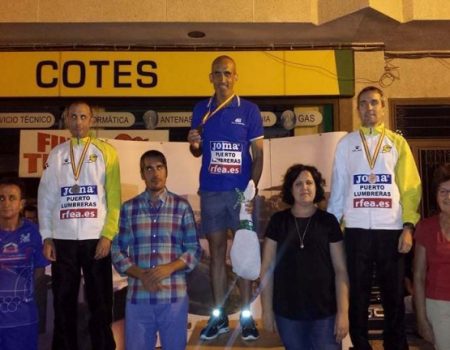 El atleta villanovense Antonio García, campeón de España de la Milla