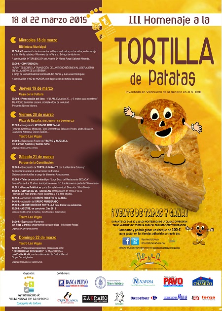 CARTEL  III Homenaje Tortilla de Patatas