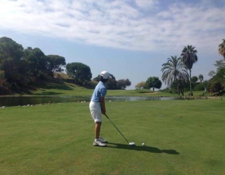 David Dávila se proclama campeón de Extremadura de Golf en la categoría benjamín