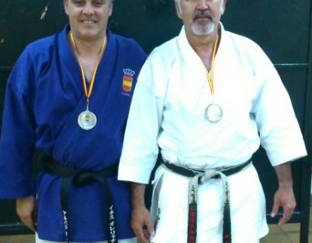 Raúl Orellana y José Rodríguez, bronce en el campeonato de España de karate tradicional
