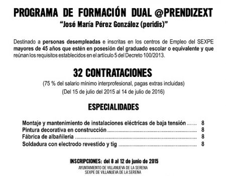 Programa de Formación Dual @Aprendizext
