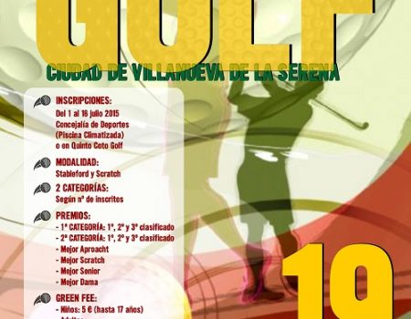I Gran Torneo De Golf Ciudad de Villanueva de la Serena