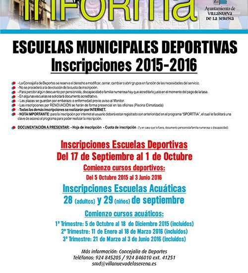 tu ayuntamiento informa Inscripciones 2015 2016.JPG