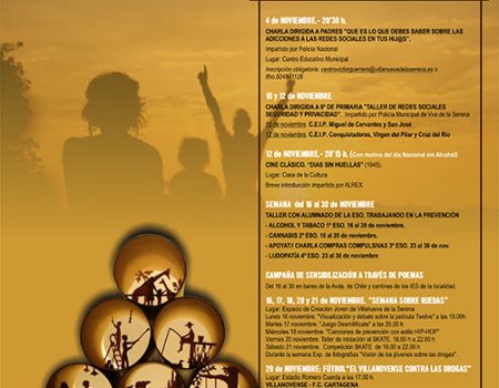 Enróllate a la vida, mes de prevención de adiciones