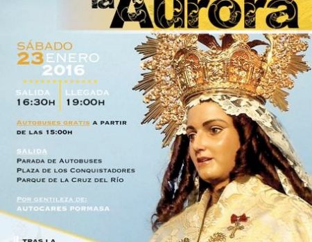 Llegada Virgen de la Aurora