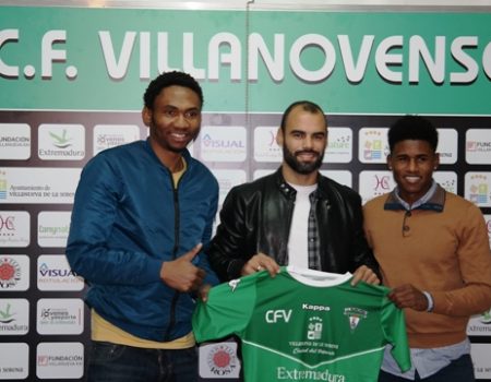 Owona, Espín y Mustafá nuevas incorporaciones a las filas del C.F. Villanovense
