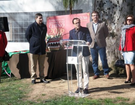 Andeni celebra en Villanueva de la Serena el Año Nuevo Chino 2016, el Año del Mono de Fuego