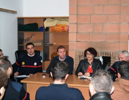 El Diputado Delegado del CPEI- Badajoz y la Gerente del mismo visitan el parque de bomberos Don Benito-Villanueva de la Serena