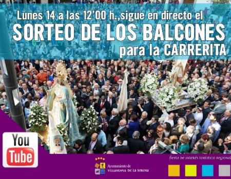 Sigue aquí en directo el sorteo de balcones para La Carrerita
