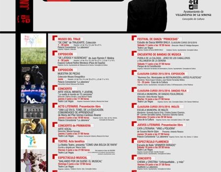 Agenda Cultural Junio 2016