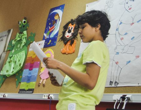 Cuatro alumnos del colegio Santiago Apóstol, ganadores del concurso regional de lectura en público