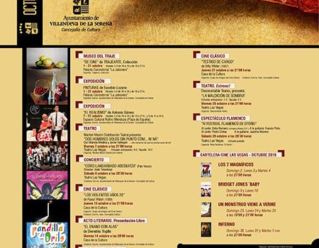 Agenda Cultural Octubre 2016
