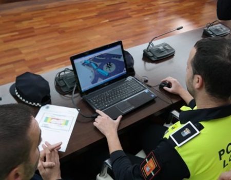 La Policía Local, pionera en el uso de la simulación en 3D de accidentes de tráfico
