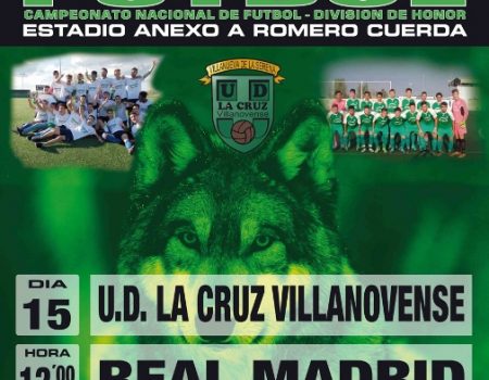 La Cruz juvenil recibirá al Real Madrid en el Romero Cuerda