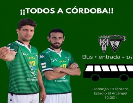 El Villanovense organiza un viaje para que los aficionados les acompañen en Córdoba