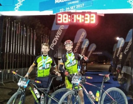 Los villanovenses Fernando Masa y  Antonio Vidal-Aragón, participan en la POWERADE Madrid-Lisboa MTB NONSTOP