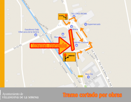 Este martes 3, corte de tráfico en la carretera de Guadalupe por las obras de duplicación