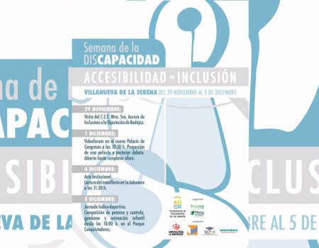La Semana de la Discapacidad se desarrollará del 29 de noviembre
