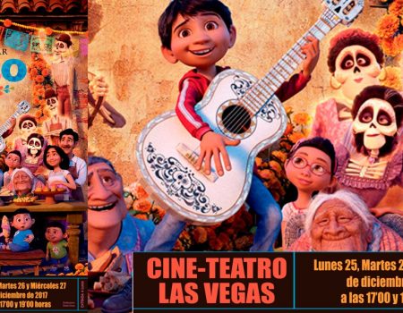 Cine-Teatro Las Vegas. Proyección pelicula “Coco”