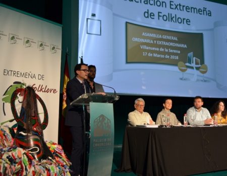 Villanueva acoge las asambleas ordinaria y extraordinaria de la Federación Extremeña de Folklore