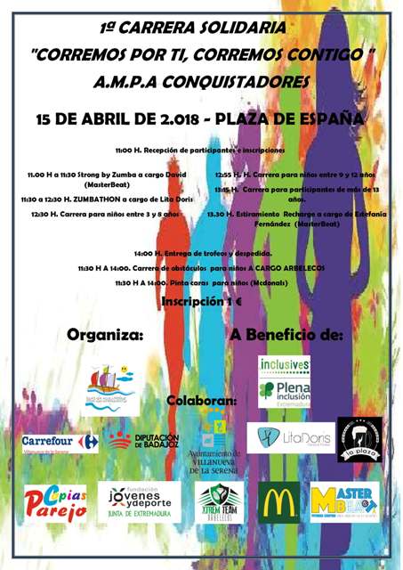 Cartel Carrera Solidaria 7fee9