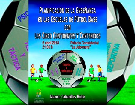 Presentación del libro “Planificación de la Enseñanza en las Escuelas de Fútbol Base con los Cinco Continentes y Contenidos” de Manuel Cabanillas