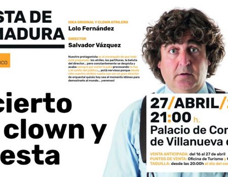 Concierto de la Orquesta de Extremadura “Concierto para clown y orquesta”