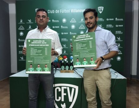 El CF Villanovense presenta su campaña de abonados para la próxima temporada