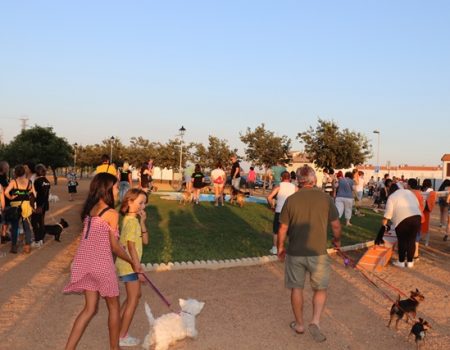 Gran aceptación ciudadana del nuevo parque canino ubicado junto al canal