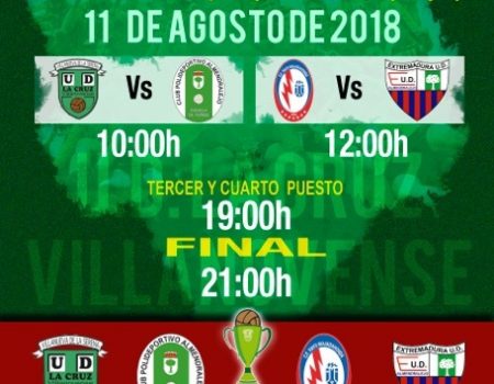 La UD La Cruz Villanovense disputará la XXXVIII Cuadrangular “Ciudad de la Serena”