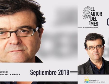 Javier Cercas, autor del mes en la Biblioteca Municipal “Felipe Trigo”