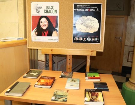 Dulce Chacón autora del mes de la Biblioteca Municipal Felipe Trigo