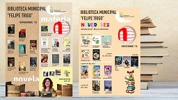 Novedades Biblioteca Municipal “Felipe Trigo” noviembre 2018
