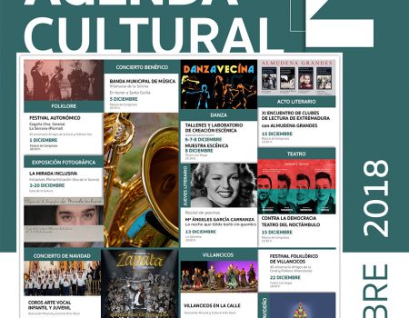 AGENDA CULTURAL DICIEMBRE 2018