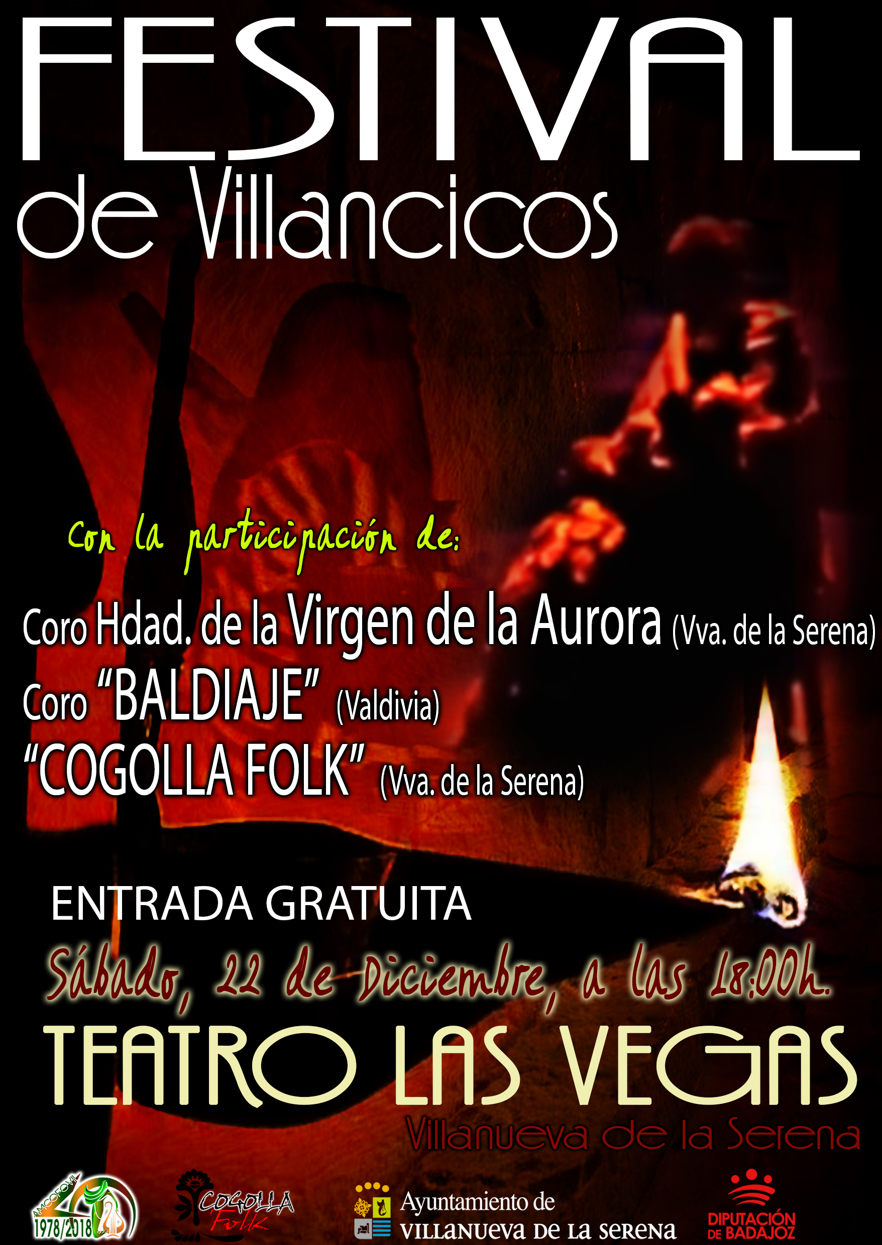 CARTEL FESTIVAL VILLANCICOS SIN TORVISCAL 58ceb