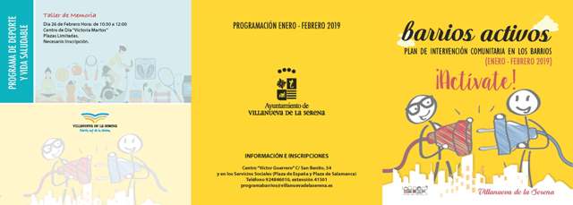 BARRIOS ACTIVOS ENERO FEBRERO 2019 Página 1 e7511