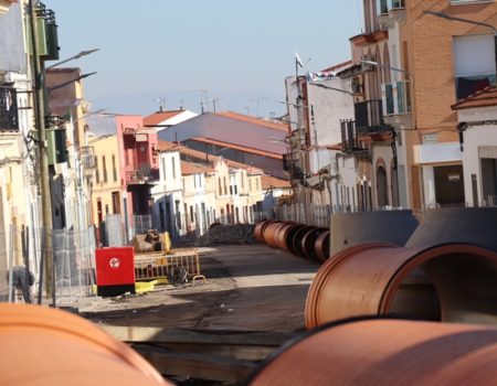Las obras de la calle Santiago estarán concluidas en el mes de marzo