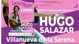 Hugo Salazar en concierto. Carrera de la Mujer 2019
