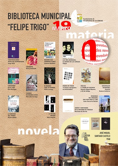 BIBLIOTECA CARTEL NOVEDADES MES DE MARZO - ADULTOS adultos 4ddd9