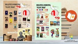 Novedades adultos Biblioteca Municipal “Felipe Trigo”  mes de abril.