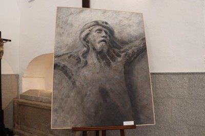 La obra “Eli, Eli, ¿lama sabactani?” se podrá visitar en la Capilla del Santo Sepulcro