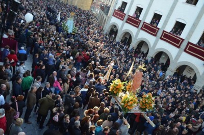 El 22 de abril, regreso de la Virgen de la Aurora a su ermita