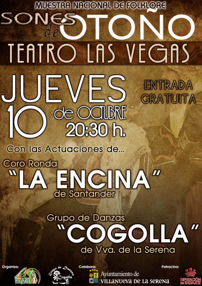 CARTEL GRUPO COGOLLA 10 OCTUBRE