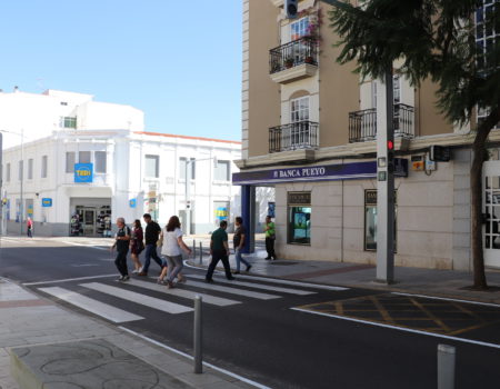 Los semáforos del cruce de Fajardo solo emiten sonido para las personas invidentes