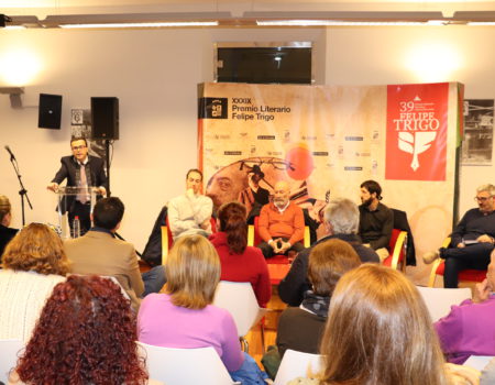 Ignacio del Valle, Mariano Catoni, José Antonio Ramírez y Diego González, hablan de lo que significó haber ganado el Premio Literario Felipe Trigo