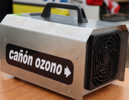 Se incorporan a las labores de desinfección, dos cañones de ozono