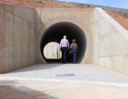 Se abre el paso peatonal inferior de Las Mimosas