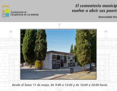 El cementerio municipal vuelve a abrir sus puertas