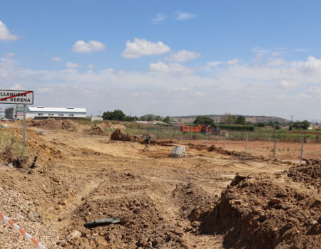 Ejecutadas al 35% las obras del primer polígono industrial de proximidad de carretera de Guadalupe