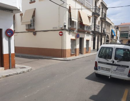 Corte de tráfico en la calle Alta, Hernán Gil y Olivar, el jueves 4 de junio